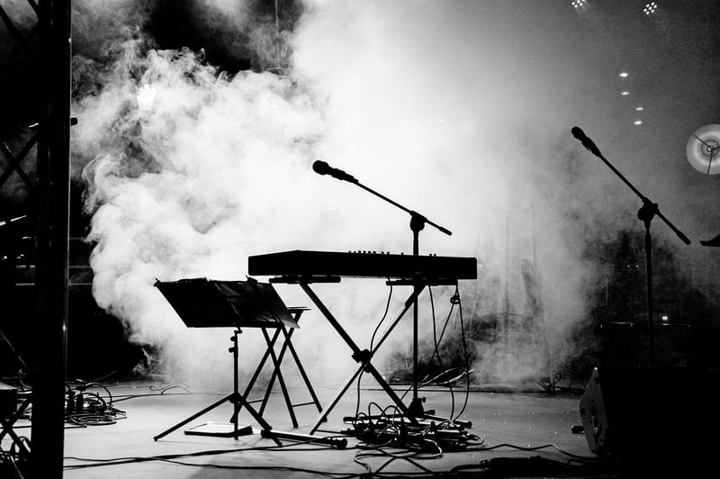 Concert stage setup